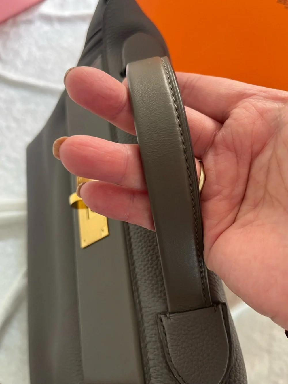 Hermes 24/24 29 bag in etain togo and swift calfskin leather with gold hardware - Picture 8 of 10